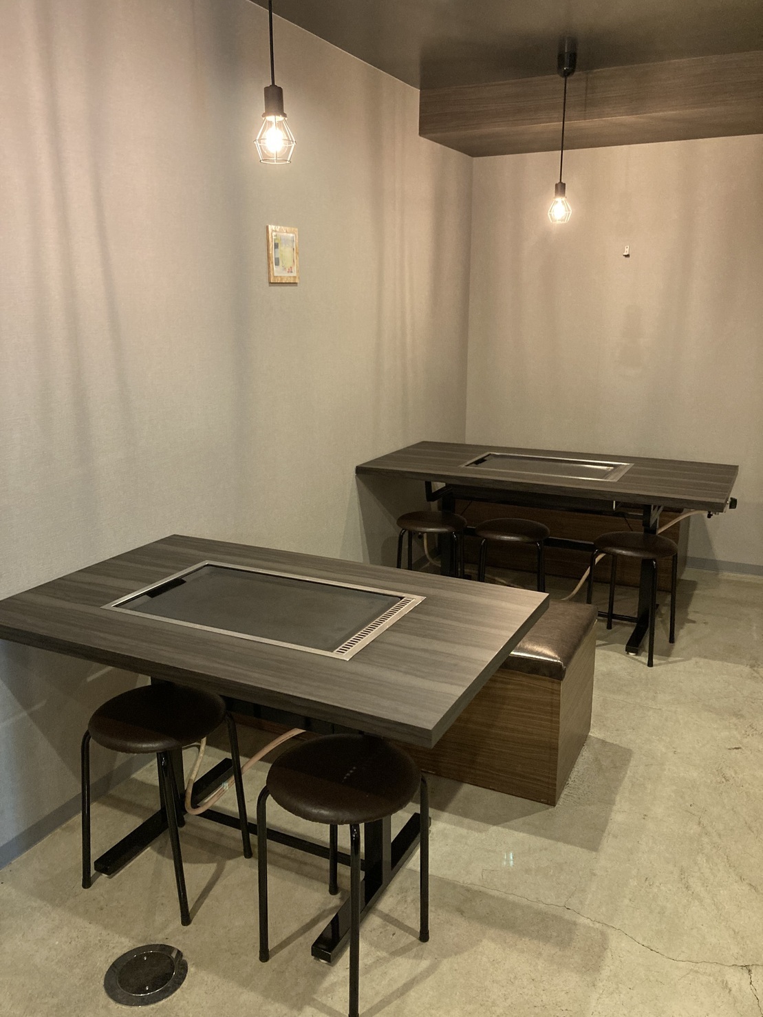 鉄板テーブル