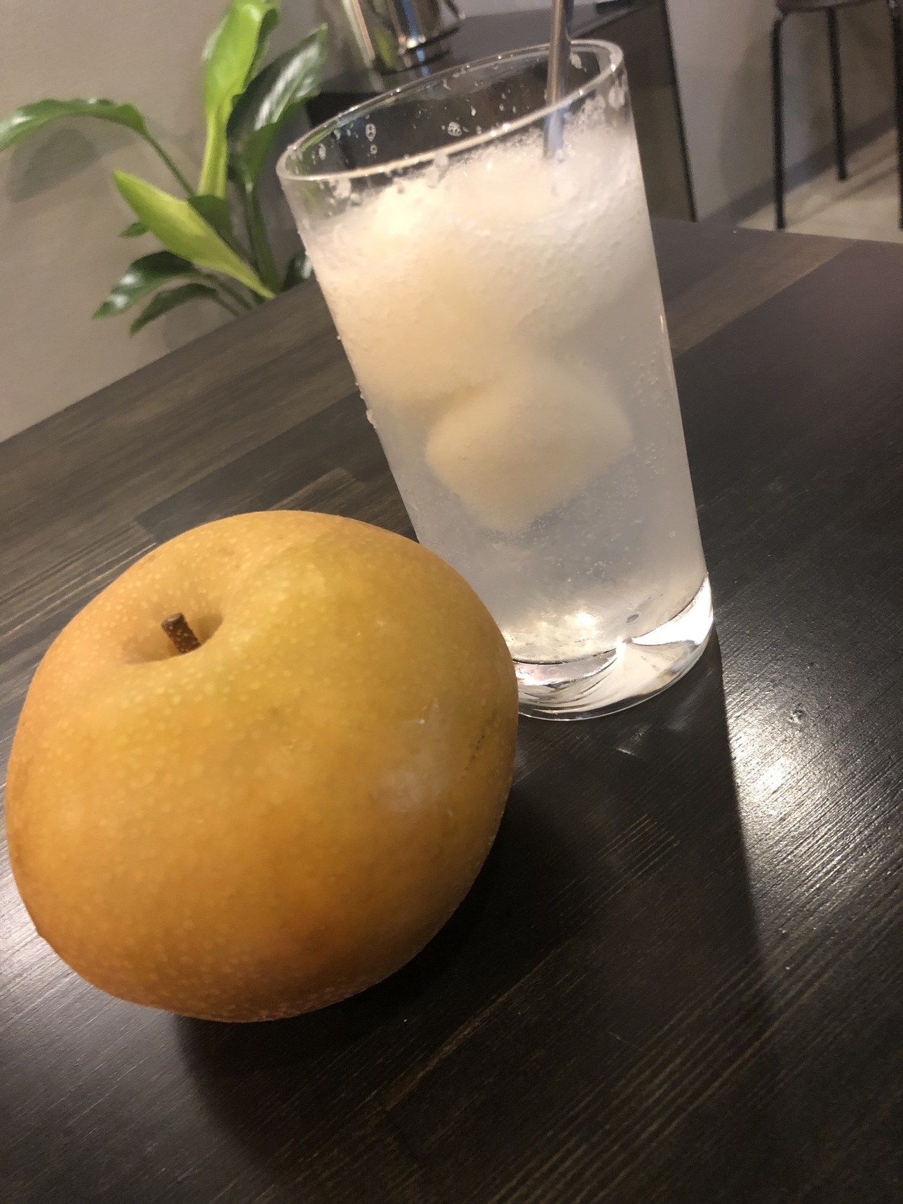 梨のドリンク